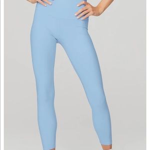 Blue Alo yoga 7/8 high waist airlift leggings